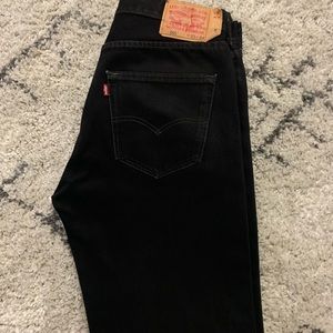 Levi’s 501, men, black, size 35x34, gently used